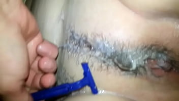 Preview 2 of Marathi Live Cam - Shaving my wife