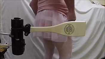 Preview 1 of Beata Ivana - Sissyboy Ballerina Gets Spanked by pinky 396