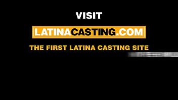 Preview 4 of Ai Robert - latina model gets throat fuck during casting