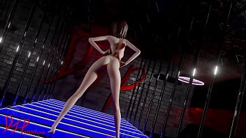 Preview 2 of Sunny Leone Best Sextet Xxx - MMD R18 Misaka - Good-Night Kiss 1389