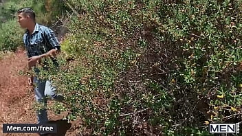 Preview 2 of Bazar Xx Video - Stallion (Michael DelRay) Cheats On His Boyfriend With (Dante Colle&#039_s) Hungry Tight Ass - Men