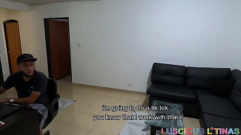 Preview 1 of Durban Wife - Slutty Colombian Samy Gomez Vlogger Fucks Stepbrother