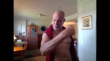 Preview 1 of Uae Baby Video - BigJim Hercules Gets Into Himself with Cumshot