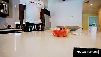 Preview 3 of Pizza Aloha Tube - Karen goes off on Neighbor then gets fucked by his BBC