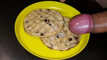 Preview 4 of Gals Sckul Xxx Move - Lego my Cum Eggo. Topping my waffle with my Cum sauce.