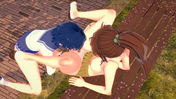 Preview 3 of Japanese Spy Wc - Sailor Moon Makoto and Ami lesbian