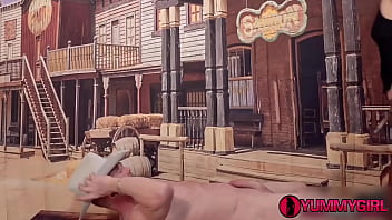 Preview 3 of Unwilling Black Girl Gang Raped - Amazing MILF Sofie Marie Seduces Cowboy For Big Dick Riding