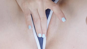 Preview 1 of Sekisi Vidiyo - 4K Masturbate Wet Dripping Creamy Pussy in Panties while watching Porn from Xvideos