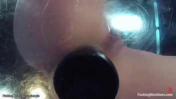 Preview 2 of Xnxnx Tube - Sexy blonde fucking dp machine