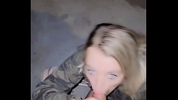 Preview 1 of Mvk40366car Fuck - Snow bunny Sucking Dick in Public Alley in Downtown Denver