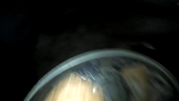 Preview 1 of Wwwn Xxxxcom - Quick upskirt view of a blue panties of a female family friend as she was busy sweeping