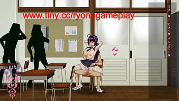 Preview 2 of Maspalomas Beach Mature - Cute girl having sex with a man in college in Breeding Log 2d hentai game