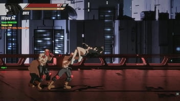 Preview 4 of Danna Nudemuse - Pure Onyx [Rough sex game] Ep.2 Street fighter fucking mixed with a sex borderland parody