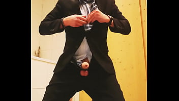 Preview 2 of Virtual Reality Torrents - Masturbation in business suit