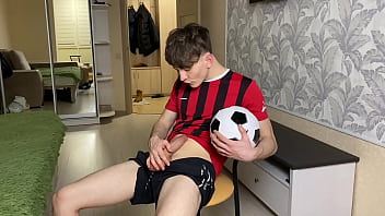 Preview 2 of 12sal Sexi Video - Amazing Strong ORGASM,  after Hard Football Training / FIFA / Young / Hot