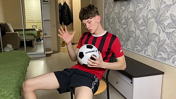 Preview 1 of 12sal Sexi Video - Amazing Strong ORGASM,  after Hard Football Training / FIFA / Young / Hot