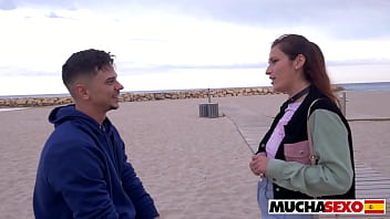 Preview 2 of Mallluhotma - Cute Latina Amy Redhead Fucked on the Beach at MuchaSexo