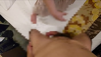 Preview 1 of Ikaw Lang - 【男って弱いね】この出っ張っているモノ邪魔と言わんばかりに亀頭を握り潰しちんぽを叩き金玉をビンタ！雑な手コキで射精中に金玉を叩かれ痛い射精してしまった僕