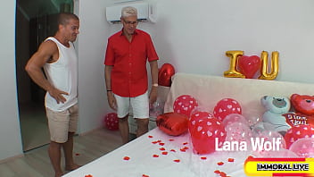 Preview 1 of Negro Xl - Lana Wolf Trades Boring Boyfriend For Matt Bird,  Valentine&#039_s Fuck!