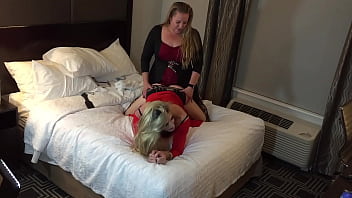 Preview 3 of Mature Abb - Mistress Cassidy Fucks Hot Blonde Crossdresser