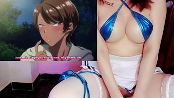 Preview 3 of Cuckold Dressing Wife For Date - Milfs tetonas contratan a un viejo fracasado para que se las coja - Hentai Seika Jogakuin Ep. 5