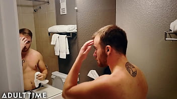 Preview 1 of Sex X Italia - TRANSFIXED - Trans Stud Luke Hudson Tries Topping With Micah Martinez