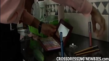 Preview 2 of Milf Japenese Porno Thai - Dressing like a woman gets me harder than anything