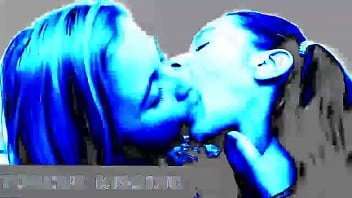 Preview 3 of Platinum Chech Blonde - Kissing Hotties