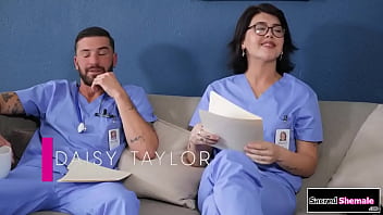 Preview 1 of Bhojpuri Nude Girls - Trans nurse Daisy Taylor gets barebacked