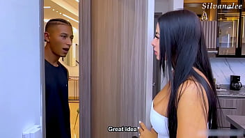 Preview 1 of Barzzr Xxx - My step son&#039_s best friend Markus Brown wants to fuck before my husband arrives - Silvana Lee