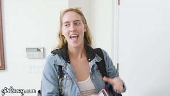 Preview 1 of Forest Sex Fullmovies - GIRLSWAY Naughty Cadence Lux Spanks GF While Being Fingered