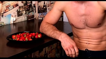 Preview 1 of Saxihut - I command and order you how to jerk off! Cumming on strawberries! Dirty Russian talks