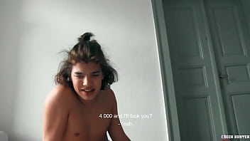 Preview 4 of Sophia Sylvan Belly Inflation - He Likes To Meet New Friends And Make Them Fuck Him Then Let Them Taste His Cum - Czech Hunter