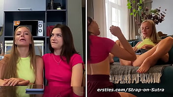 Preview 4 of Jenna Haze Blowjob Swallow - #Strap-on-Sutra with Aislin &amp_ Hayli