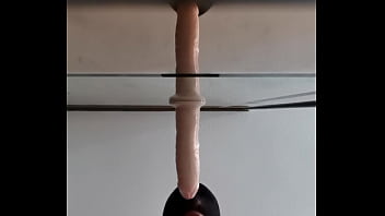 Preview 1 of Crackhead Impregnation - sucking my dildo