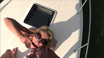 Preview 3 of Mom American Faking - Drinking Piss On Boat Facial Dirty Talk