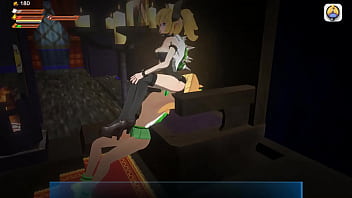 Preview 3 of Lesbuab Table - 3D Femdom Bowsette Feet Piss Fart Toilet