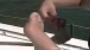 Preview 2 of Junior Teen Massage - Sucking toes in fishnets is our fetish