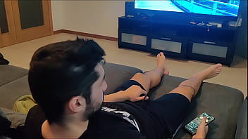 Preview 1 of Open Muth - my step sister caught me masturbating and watching porn so she made me a blowjob