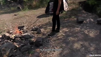 Preview 2 of Fatjee N - Straight Twink Doesn&#039_t Hesitate To Slide Some Cock In His Mouth Asshole Once He Gets Paid - Czech Hunter 563