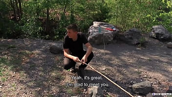 Preview 1 of Fatjee N - Straight Twink Doesn&#039_t Hesitate To Slide Some Cock In His Mouth Asshole Once He Gets Paid - Czech Hunter 563