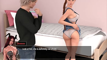 Preview 2 of Xxxii Ten - Lust And Life Cap 13 - masajeando el enorme culo de una MILF