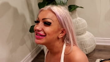 Preview 2 of Indonasia Hd - Skylar Xtreme&#039_s Best FACEFUCKING Blonde Bimbo Blowjob Lips Made To DEEPTHROAT | Blowjob Compilation