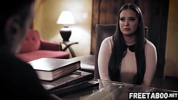 Preview 2 of Sunny Leone Qith Black Guy - Horny Priest Steve Holmes Takes Advantage Of A Desperate Bride To Be After Confession - Full Movie On FreeTaboo.Net