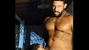 Preview 2 of Tit Fights - O marginal do meu personal me deixou molhada e deu aula na putaria