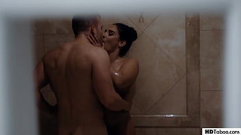 Preview 2 of Bigboobs Collage Girl Videos - Two friends having anal sex with dirty Stepmom - Sheena Ryder