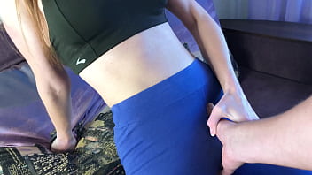 Preview 2 of Daniel Danyeal - Caught with Big Tits on Masturbation,  Fucked her and Cum in her Panties - Russian Amateur with CONVERSATION