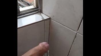 Preview 3 of Desixxxcom Idian - Cumming huge 5-days load on window