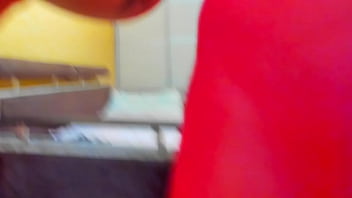 Preview 2 of Rakhi Savan India Xxx Videos - Hot striptease. Myla Angel in red dress,  pussy spreading,  fingering,  playing with tits!