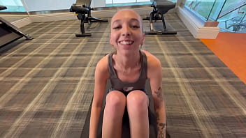Preview 1 of European Big Tits - CLIENT FUCKS HER TRAINER - BREEZY BRI